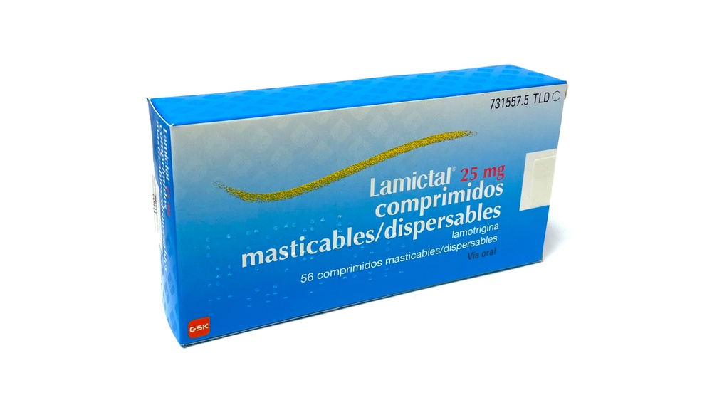LAMICTAL 25 mg COMPRIMIDOS MASTIGÁVEIS/DISPERSÍVEIS