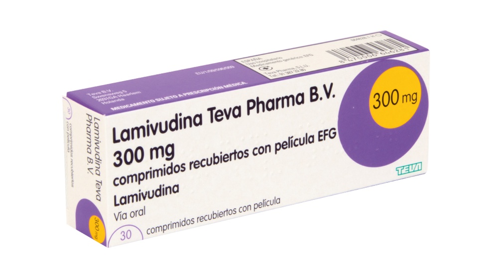 LAMIVUDINA TEVA PHARMA B.V. 300 mg COMPRIMIDOS REVESTIDOS POR PELÍCULA