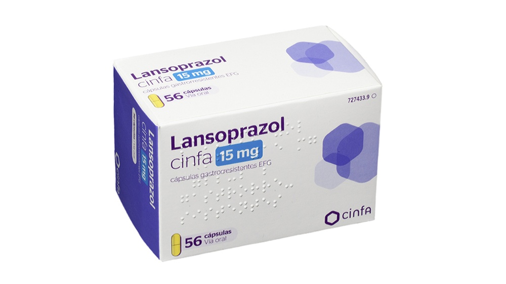 LANSOPRAZOL CINFA 15 mg CÁPSULAS GASTRO-RESISTENTES