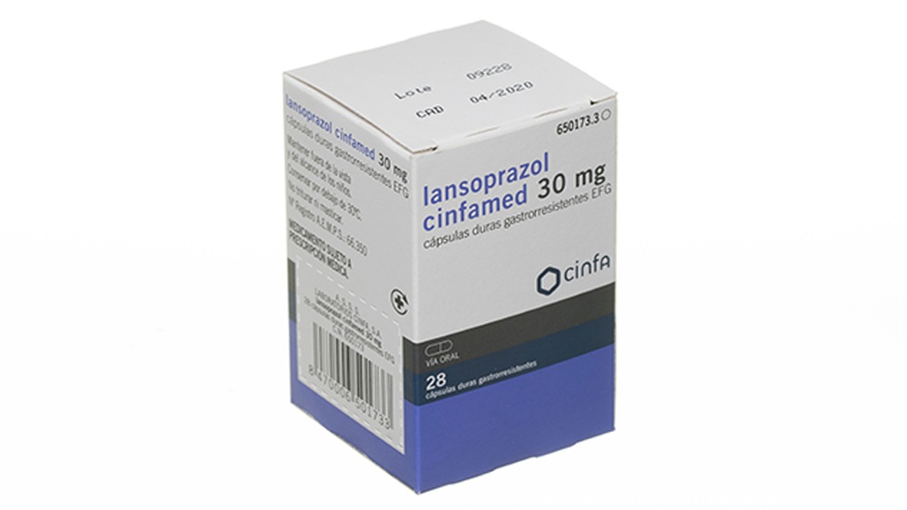 LANSOPRAZOL CINFAMED 30 mg CÁPSULAS GASTRO-RESISTENTES