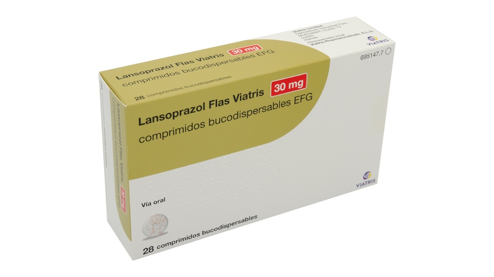 LANSOPRAZOL FLAS VIATRIS 30 mg COMPRIMIDOS ORODISPERSÍVEIS