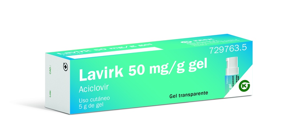 LAVIRK 50 mg/g GEL