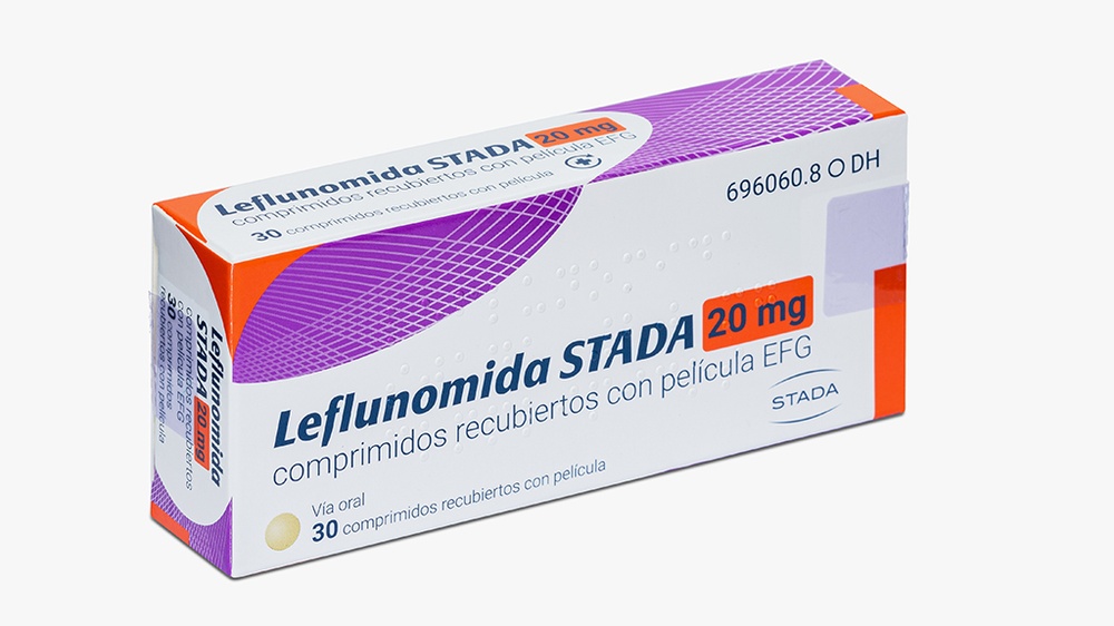 LEFLUNOMIDA STADA 20 mg COMPRIMIDOS REVESTIDOS POR PELÍCULA