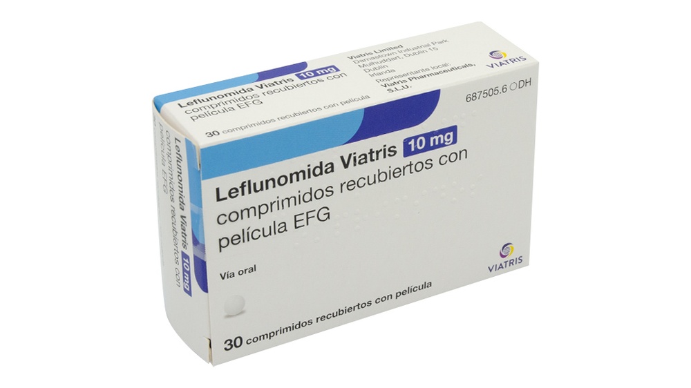 LEFLUNOMIDA VIATRIS 10 mg COMPRIMIDOS REVESTIDOS POR PELÍCULA