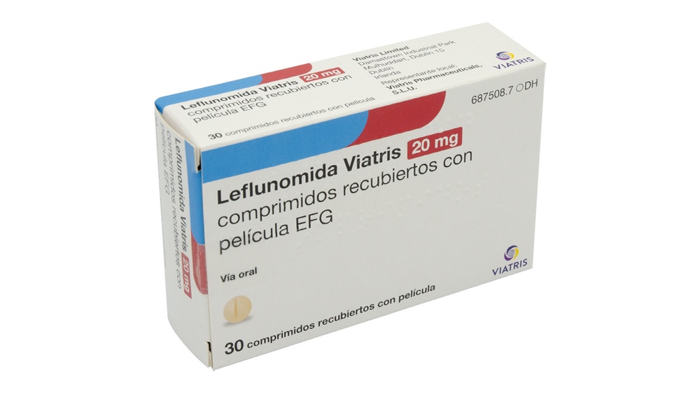 LEFLUNOMIDA VIATRIS 20 mg COMPRIMIDOS REVESTIDOS POR PELÍCULA
