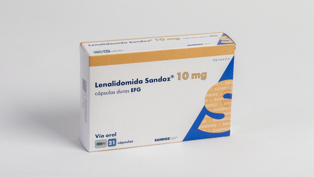 LENALIDOMIDA SANDOZ 10 mg CÁPSULAS DURAS