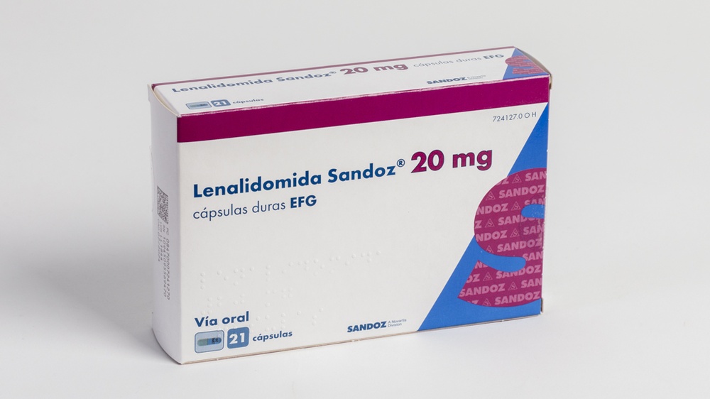 LENALIDOMIDA SANDOZ 20 mg CÁPSULAS DURAS