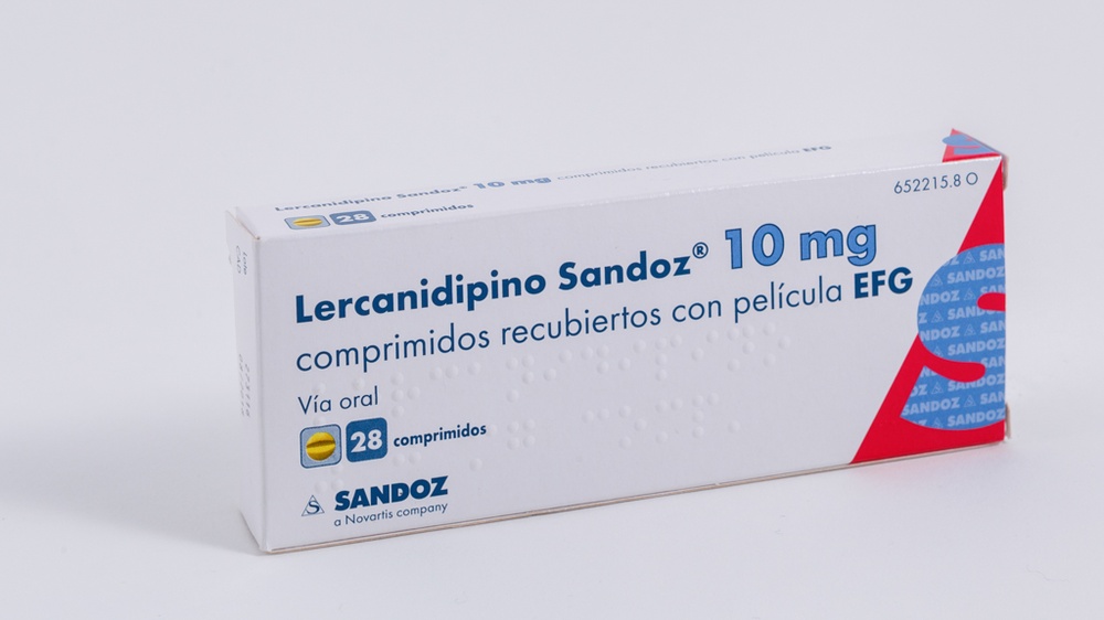 LERCANIDIPINA SANDOZ 10 mg COMPRIMIDOS REVESTIDOS POR PELÍCULA