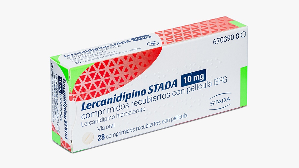 LERCANIDIPINA STADA 10 mg COMPRIMIDOS REVESTIDOS POR PELÍCULA