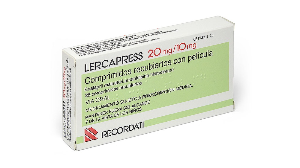 LERCAPRESS 20 mg/10 mg COMPRIMIDOS REVESTIDOS POR PELÍCULA