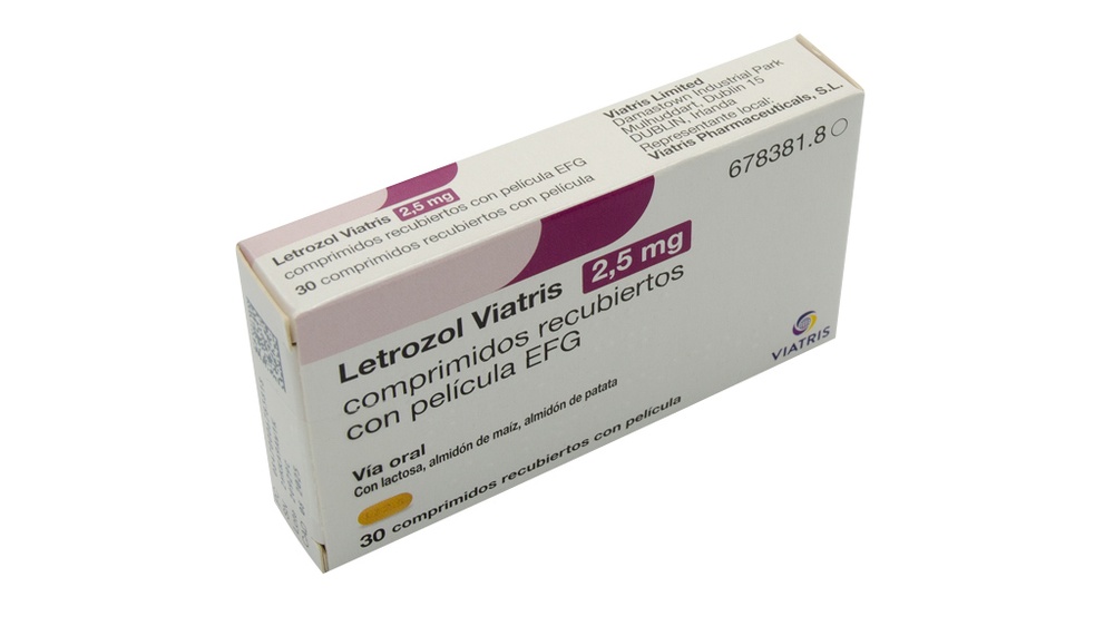 LETROZOL VIATRIS 2,5 mg COMPRIMIDOS REVESTIDOS POR PELÍCULA