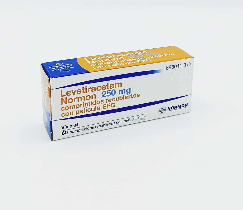 LEVETIRACETAM NORMON 250 mg COMPRIMIDOS REVESTIDOS POR PELÍCULA