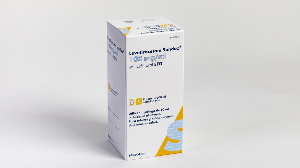 LEVETIRACETAM SANDOZ 100 mg/ml SOLUÇÃO ORAL