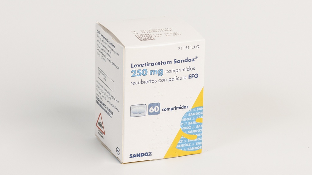 LEVETIRACETAM SANDOZ 250 mg COMPRIMIDOS REVESTIDOS POR PELÍCULA