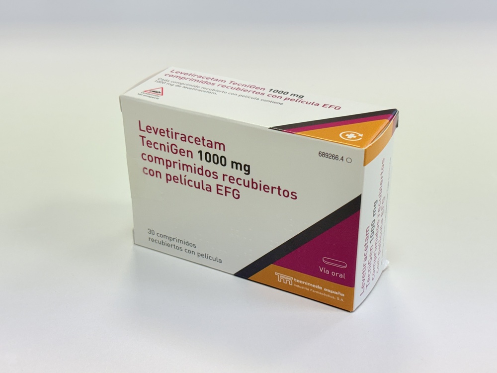 LEVETIRACETAM TECNIGEN 1000 mg COMPRIMIDOS REVESTIDOS POR PELÍCULA