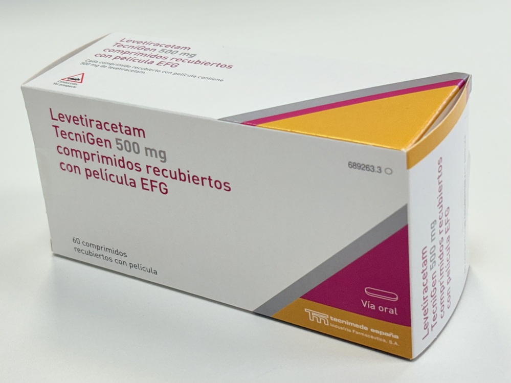 LEVETIRACETAM TECNIGEN 500 mg COMPRIMIDOS REVESTIDOS POR PELÍCULA