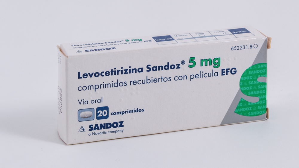 LEVOCETIRIZINA SANDOZ 5 mg COMPRIMIDOS REVESTIDOS POR PELÍCULA
