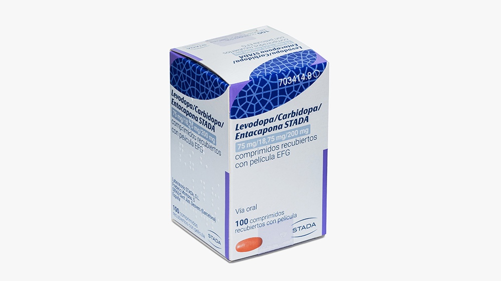 LEVODOPA/CARBIDOPA/ENTACAPONA STADA 75 mg/18,75 mg/200 mg COMPRIMIDOS REVESTIDOS POR PELÍCULA