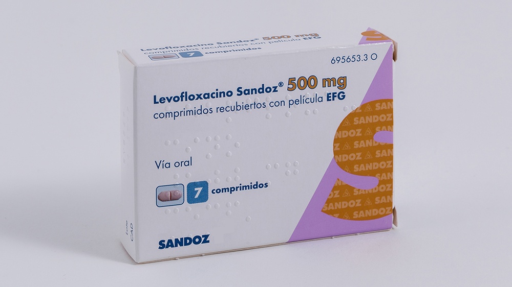 LEVOFLOXACINA SANDOZ 500 mg COMPRIMIDOS REVESTIDOS POR PELÍCULA