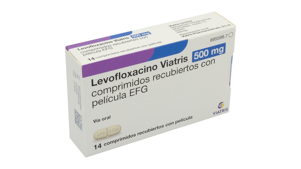 LEVOFLOXACINA VIATRIS 500 mg COMPRIMIDOS REVESTIDOS POR PELÍCULA