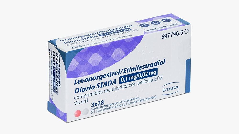 LEVONORGESTREL/ETINILESTRADIOL STADA 0,1 mg/0,02 mg COMPRIMIDOS REVESTIDOS POR PELÍCULA