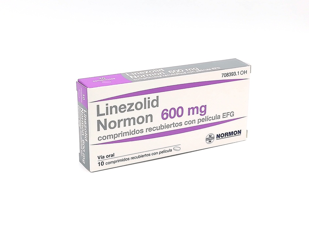 LINEZOLID NORMON 600 mg COMPRIMIDOS REVESTIDOS POR PELÍCULA