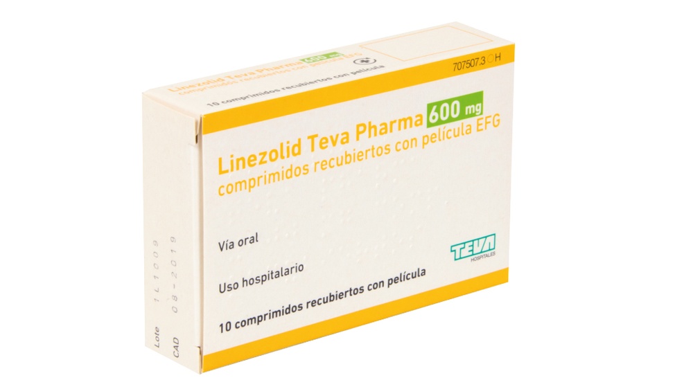 LINEZOLID TEVA PHARMA 600 mg COMPRIMIDOS REVESTIDOS POR PELÍCULA