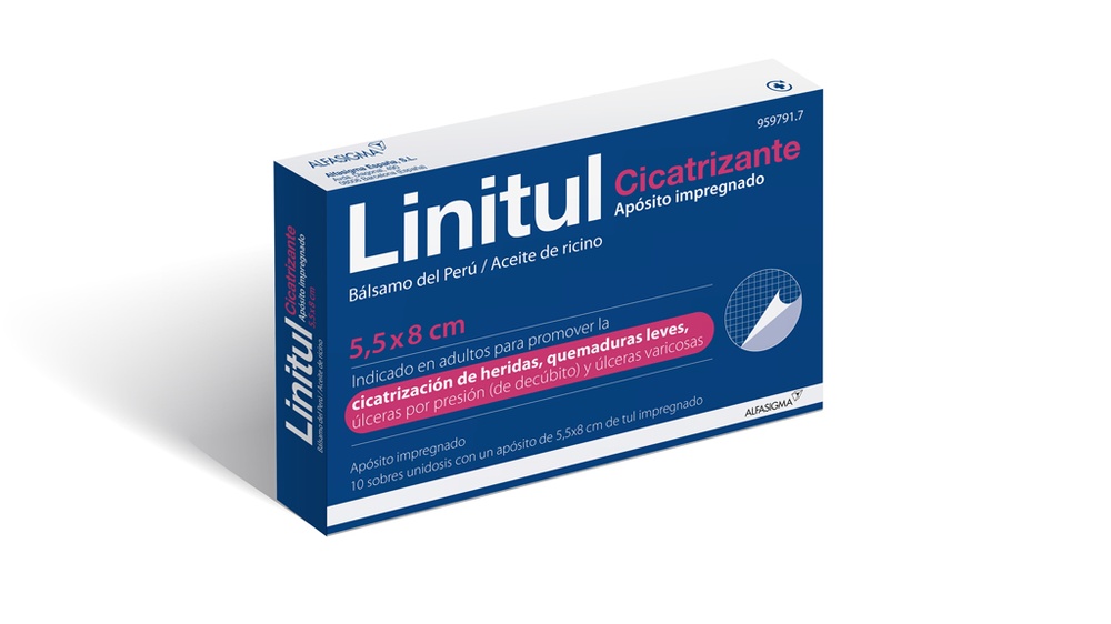 LINITUL CICATRIZANTE APÓSITO IMPREGNADO
