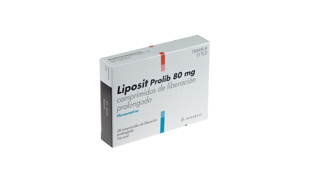 LIPOSIT PROLIB 80 mg COMPRIMIDOS DE LIBERTAÇÃO PROLONGADA