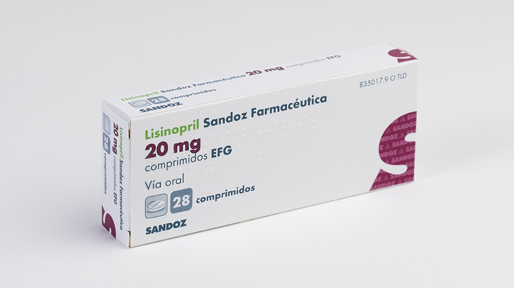 LISINOPRIL SANDOZ FARMACEUTICA 20 mg COMPRIMIDOS