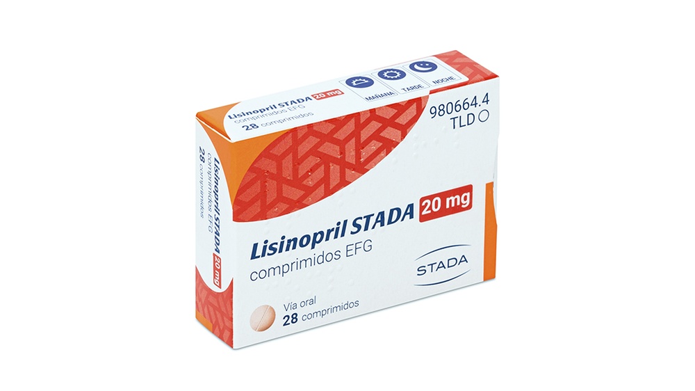 LISINOPRIL STADA 20 mg COMPRIMIDOS