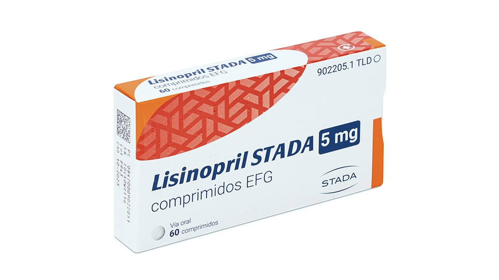 LISINOPRIL STADA 5 mg COMPRIMIDOS