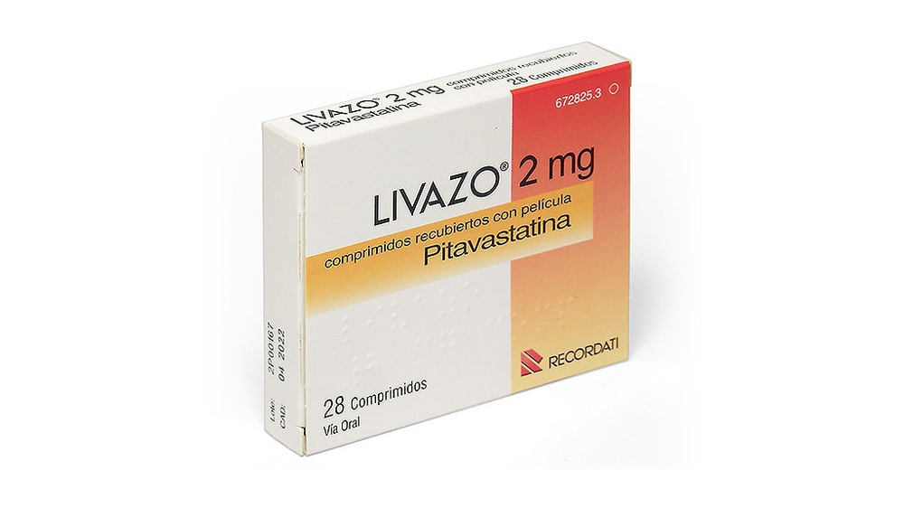 LIVAZO 2 mg COMPRIMIDOS REVESTIDOS POR PELÍCULA
