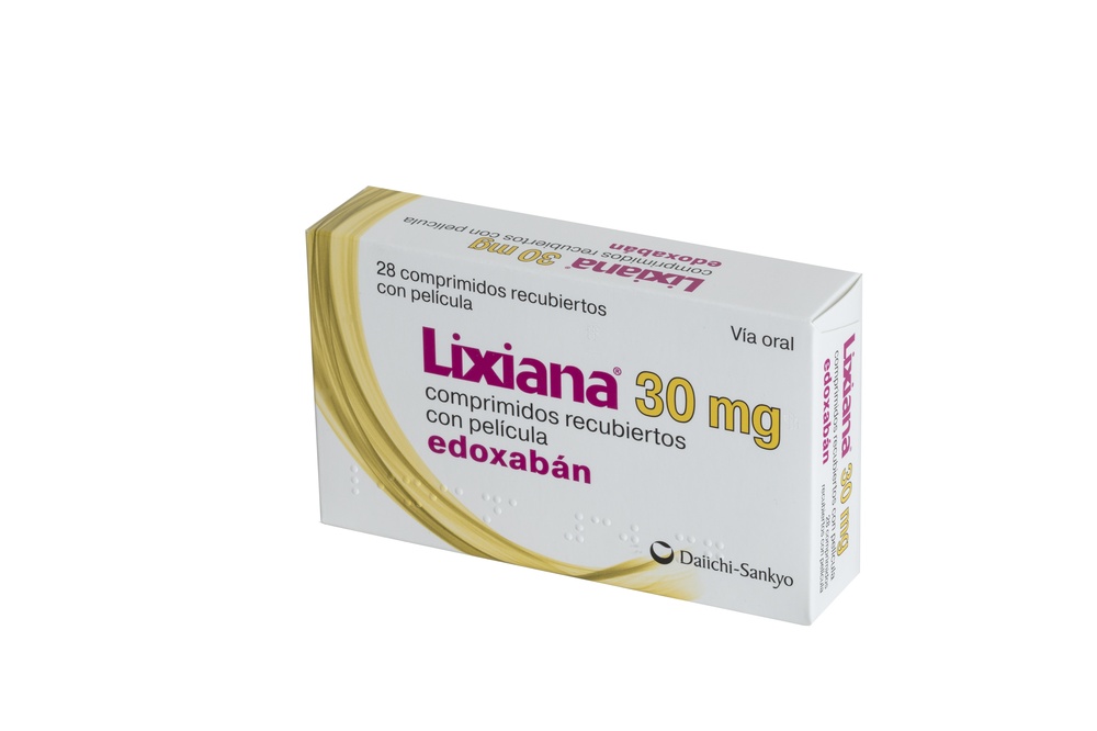 LIXIANA 30 mg COMPRIMIDOS REVESTIDOS POR PELÍCULA