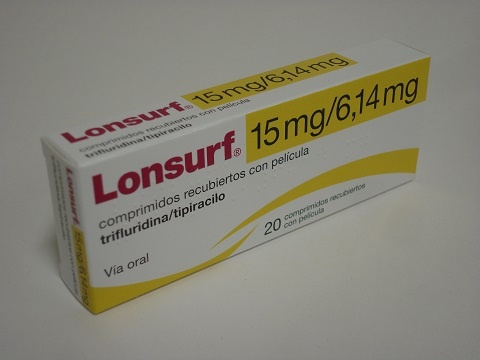 LONSURF 15 MG/6,14 MG COMPRIMIDOS REVESTIDOS POR PELÍCULA
