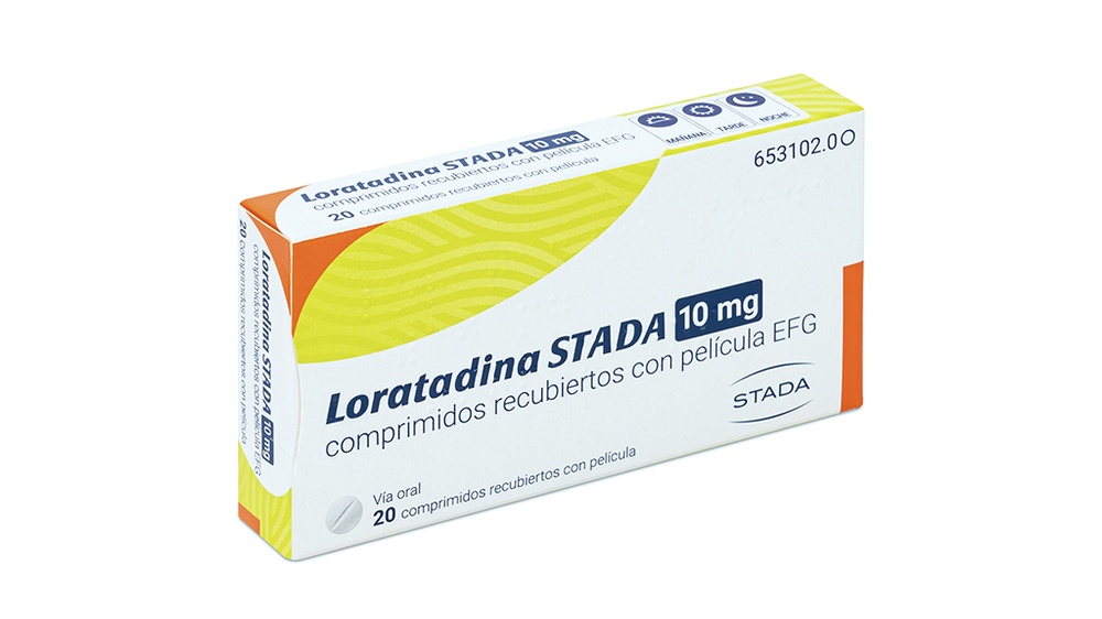 LORATADINA STADA 10 mg COMPRIMIDOS REVESTIDOS POR PELÍCULA