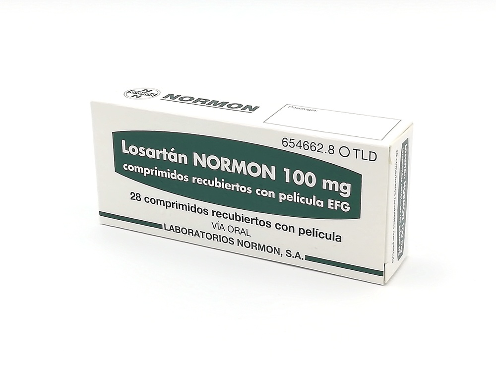 LOSARTAN NORMON 100 mg COMPRIMIDOS REVESTIDOS POR PELÍCULA