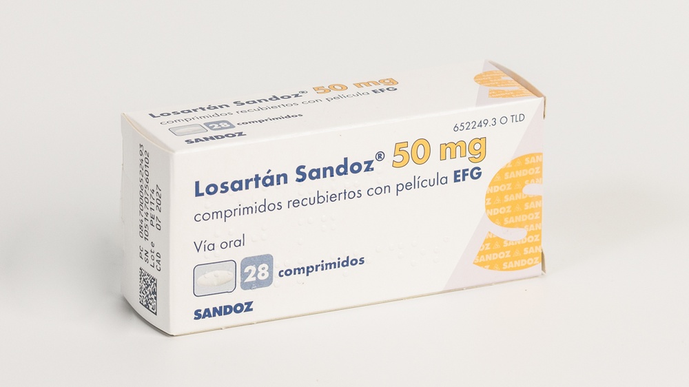 LOSARTAN SANDOZ 50 mg COMPRIMIDOS REVESTIDOS POR PELÍCULA