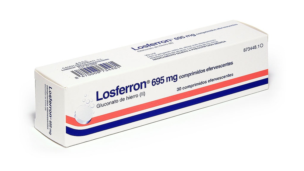 LOSFERRON 695 mg COMPRIMIDOS EFERVESCENTES