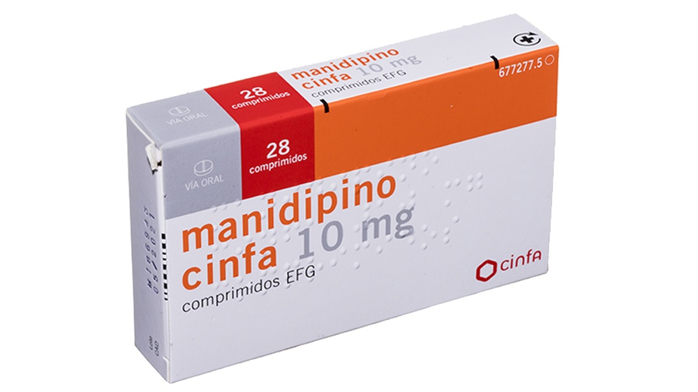 MANIDIPINA CINFA 10 mg COMPRIMIDOS