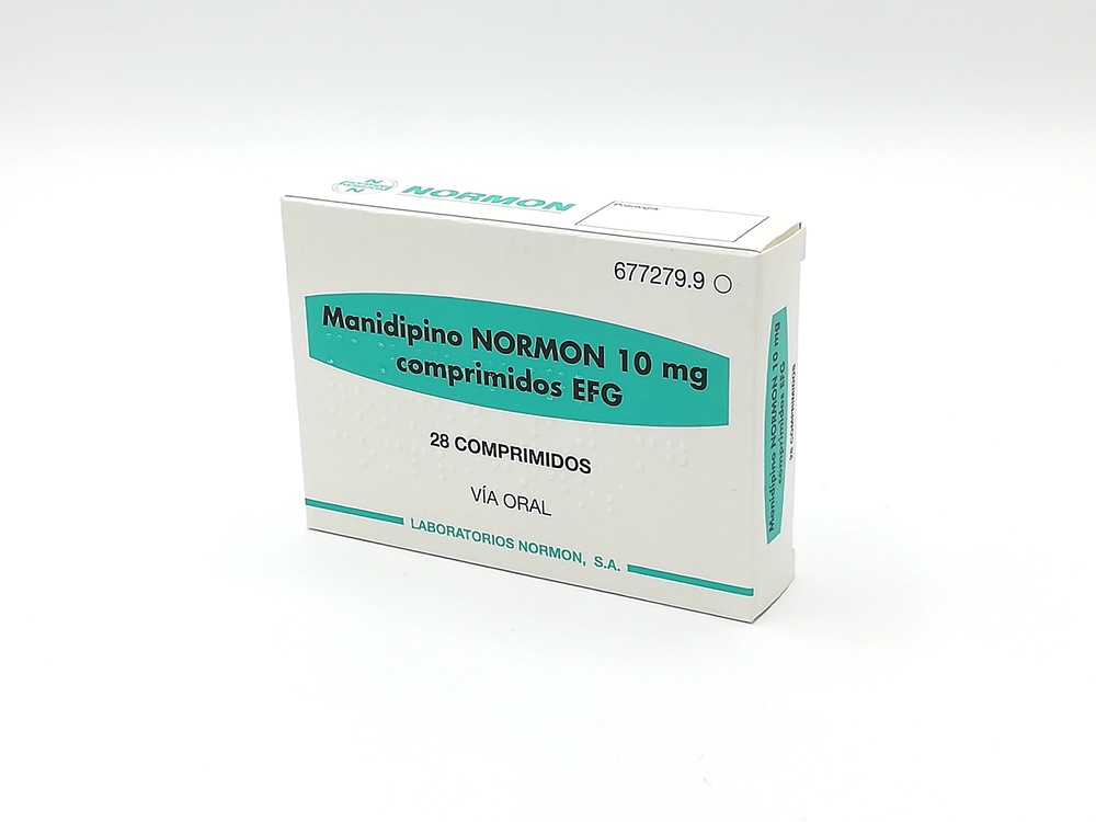 MANIDIPINA NORMON 10 mg COMPRIMIDOS