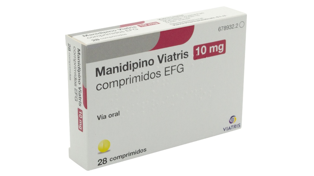 MANIDIPINA VIATRIS 10 mg COMPRIMIDOS