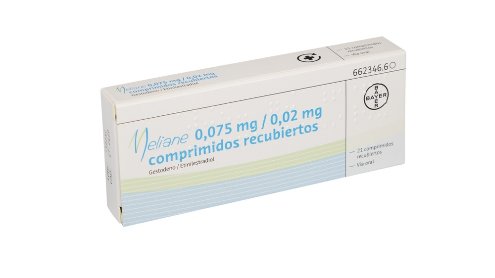 MELIANE 0,075 mg / 0,02 mg COMPRIMIDOS REVESTIDOS