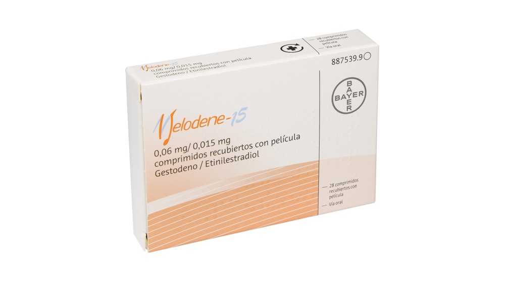 MELODENE-15 0,06 mg / 0,015 mg COMPRIMIDOS REVESTIDOS POR PELÍCULA