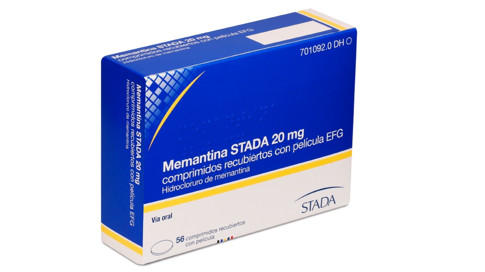 MEMANTINA STADA 20 mg COMPRIMIDOS REVESTIDOS POR PELÍCULA