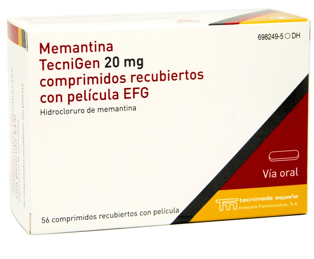 MEMANTINA TECNIGEN 20 mg COMPRIMIDOS REVESTIDOS POR PELÍCULA