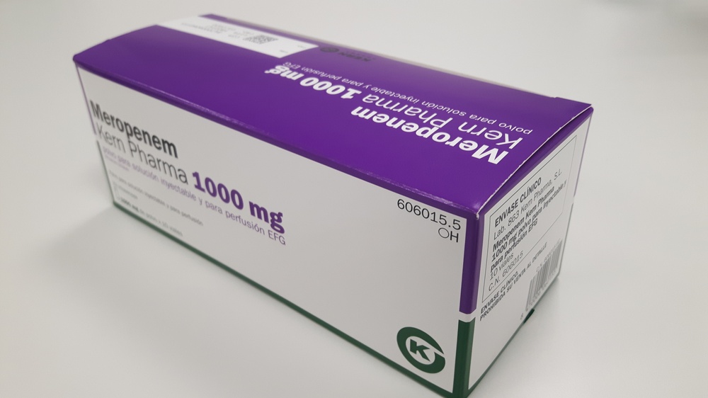 MEROPENEM KERN PHARMA 1000 mg PÓ PARA SOLUÇÃO INJETÁVEL E PARA PERFUSÃO