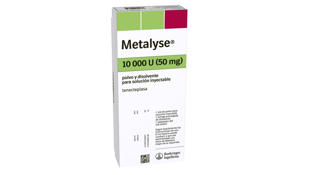 METALYSE 10.000 UNIDADES (50 MG) PÓ E SOLVENTE PARA SOLUÇÃO INJETÁVEL