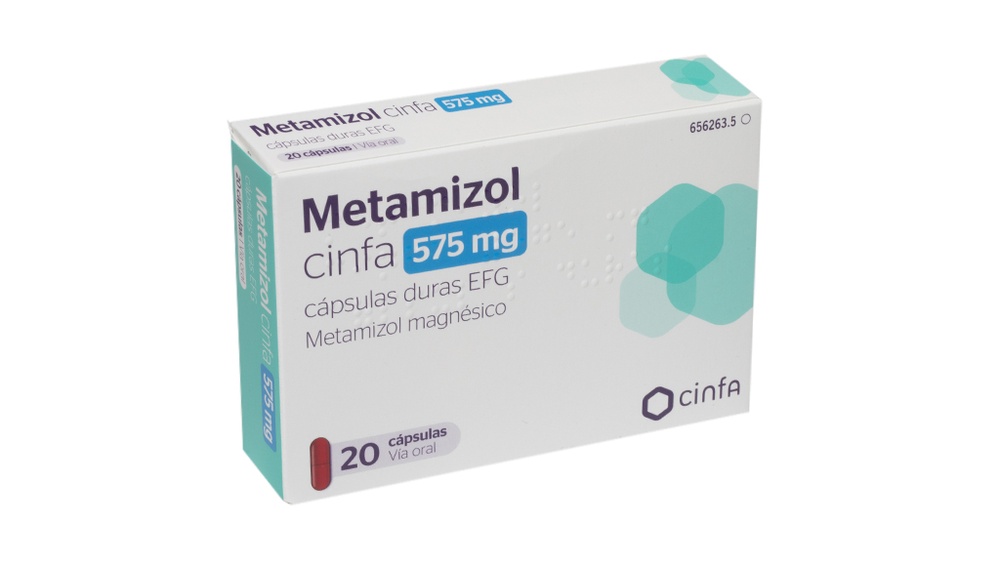 METAMIZOL CINFA 575 mg CÁPSULAS DURAS