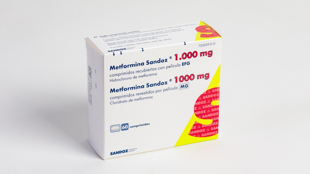 METFORMINA SANDOZ 1000 mg COMPRIMIDOS REVESTIDOS POR PELÍCULA